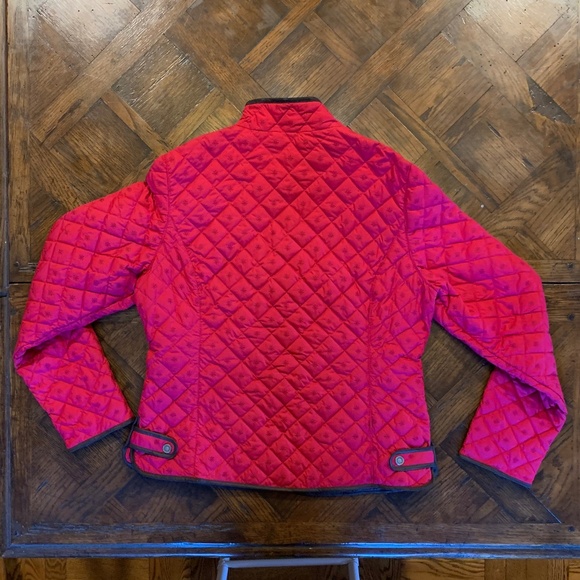 Vintage Eddie Bauer Lightweight Quilted Goose Down Jacket in Raspberry, Size PM. - Picture 3 of 13